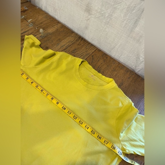 Luisa Cerano Organic Cotton T-Shirt – Yellow – Size 42 (US - Picture 3 of 6